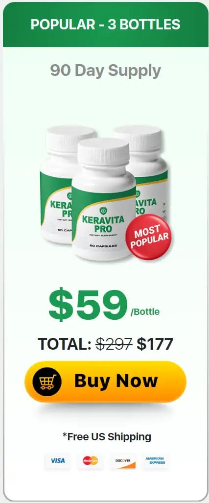 Keravita Pro 3 bottle